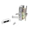 Trans Atlantic Co. DXML Series Brushed Chrome Grade 1 Classroom Mortise Lock Door Handle with Escutcheon Left-Handed Lever DL-DXML70SELH-US26D - alternate 4